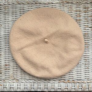 Classic Tan Wool Beret